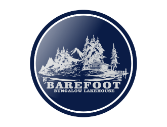 Barefoot Bungalow Lakehouse logo design by nona