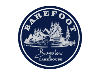 Barefoot Bungalow Lakehouse logo design by nona