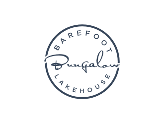 Barefoot Bungalow Lakehouse logo design by Artomoro