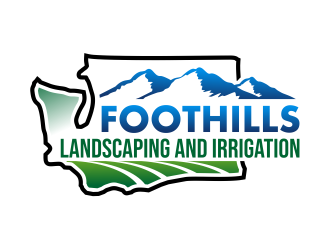 Foothills Landscaping and Irrigation logo design by cintoko