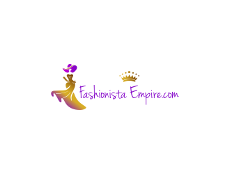 Fashionista Empire.com logo design by oke2angconcept