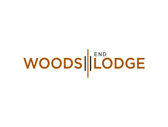 Woods End Lodge logo design by aflah