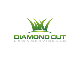 Diamond Cut Lawn Service LLC logo design by GassPoll