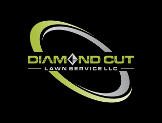 Diamond Cut Lawn Service LLC logo design by oke2angconcept