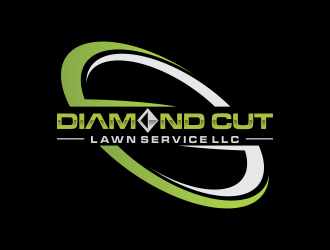 Diamond Cut Lawn Service LLC logo design by oke2angconcept