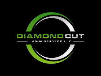 Diamond Cut Lawn Service LLC logo design by yeve