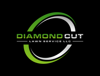 Diamond Cut Lawn Service LLC logo design by yeve