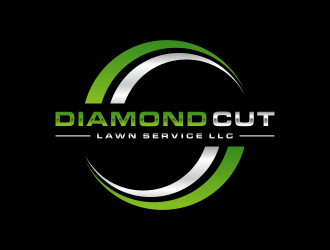 Diamond Cut Lawn Service LLC logo design by yeve