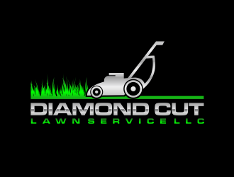Diamond Cut Lawn Service LLC logo design by GassPoll