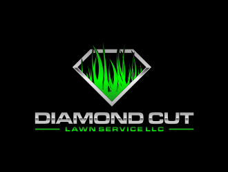 Diamond Cut Lawn Service LLC logo design by GassPoll