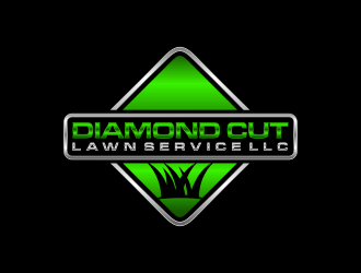 Diamond Cut Lawn Service LLC logo design by GassPoll