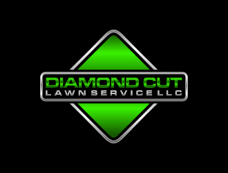 Diamond Cut Lawn Service LLC logo design by GassPoll