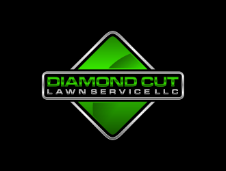 Diamond Cut Lawn Service LLC logo design by GassPoll