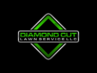 Diamond Cut Lawn Service LLC logo design by GassPoll
