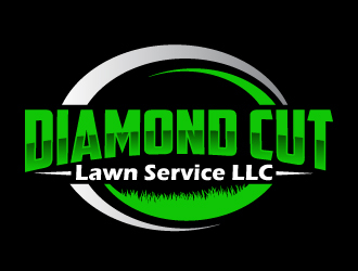 Diamond Cut Lawn Service LLC logo design by AamirKhan
