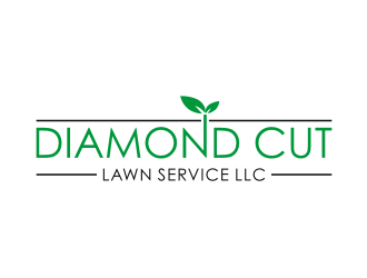 Diamond Cut Lawn Service LLC logo design by ora_creative