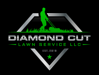 Diamond Cut Lawn Service LLC logo design by akilis13