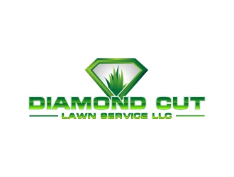 Diamond Cut Lawn Service LLC logo design by rizuki