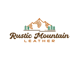 Rustic Mountain Leather logo design by rizuki