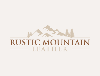 Rustic Mountain Leather logo design by goblin