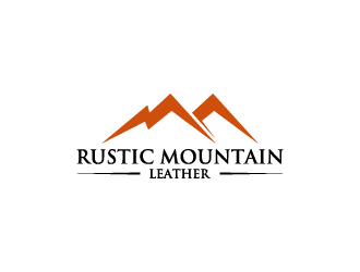 Rustic Mountain Leather logo design by wongndeso