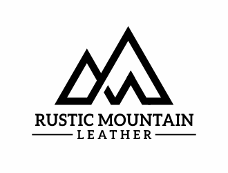 Rustic Mountain Leather logo design by agus