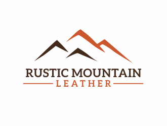 Rustic Mountain Leather logo design by agus