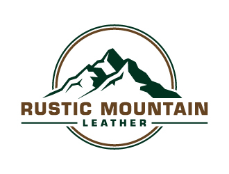 Rustic Mountain Leather logo design by cybil