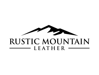 Rustic Mountain Leather logo design by p0peye