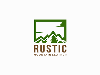 Rustic Mountain Leather logo design by DuckOn