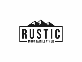 Rustic Mountain Leather logo design by y7ce