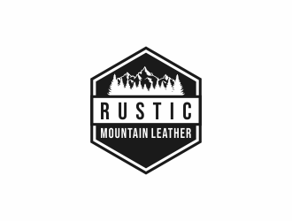 Rustic Mountain Leather logo design by y7ce