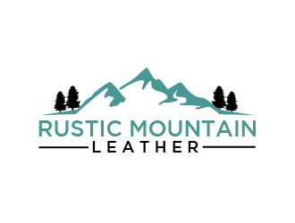 Rustic Mountain Leather logo design by Farencia