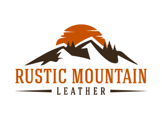 Rustic Mountain Leather logo design by akilis13
