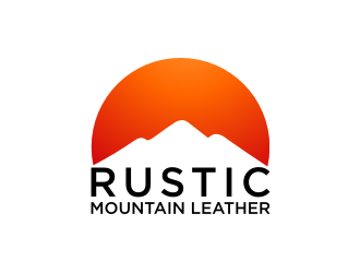 Rustic Mountain Leather logo design by ndndn