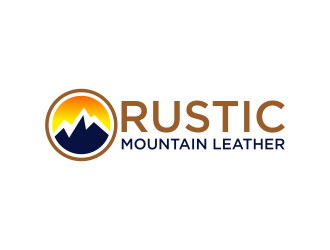 Rustic Mountain Leather logo design by luckyprasetyo