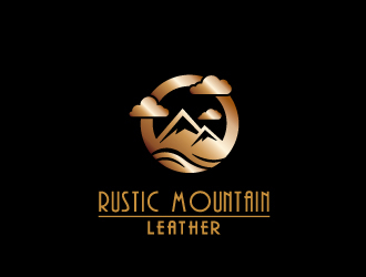 Rustic Mountain Leather logo design by alxmihalcea
