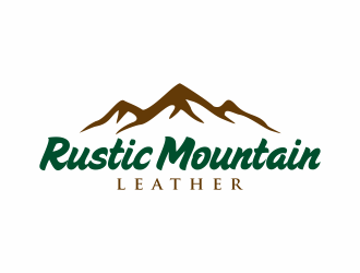 Rustic Mountain Leather logo design by ingepro