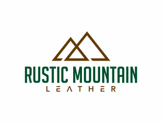 Rustic Mountain Leather logo design by ingepro
