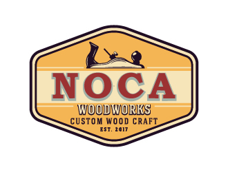 NOCA Woodworks logo design by cybil