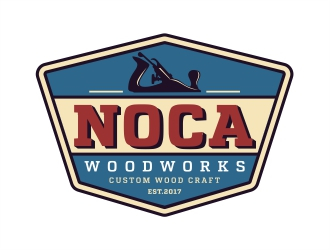 NOCA Woodworks logo design by Alfatih05
