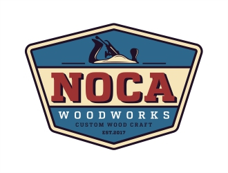 NOCA Woodworks logo design by Alfatih05