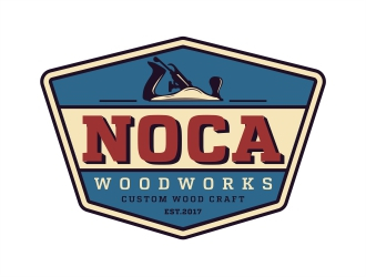 NOCA Woodworks logo design by Alfatih05