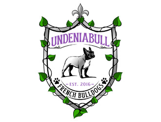 UNDENIABULL FRENCH BULLDOGS logo design by DreamLogoDesign