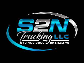 S2N Trucking LLC logo design by Benok