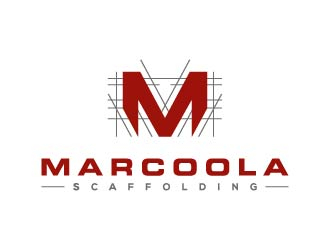 Marcoola Scaffolding  logo design by maserik