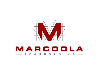 Marcoola Scaffolding  logo design by maserik