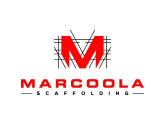 Marcoola Scaffolding  logo design by maserik