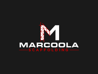 Marcoola Scaffolding  logo design by Farencia