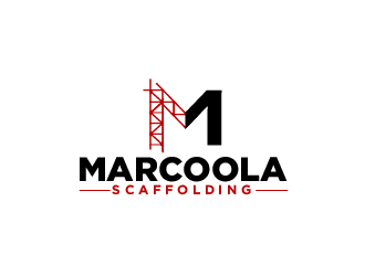 Marcoola Scaffolding  logo design by Farencia